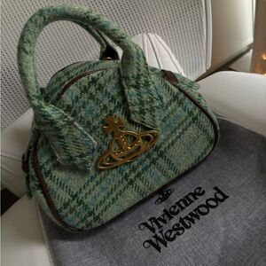 Vivienne Westwood Green and Blue Mini Bag